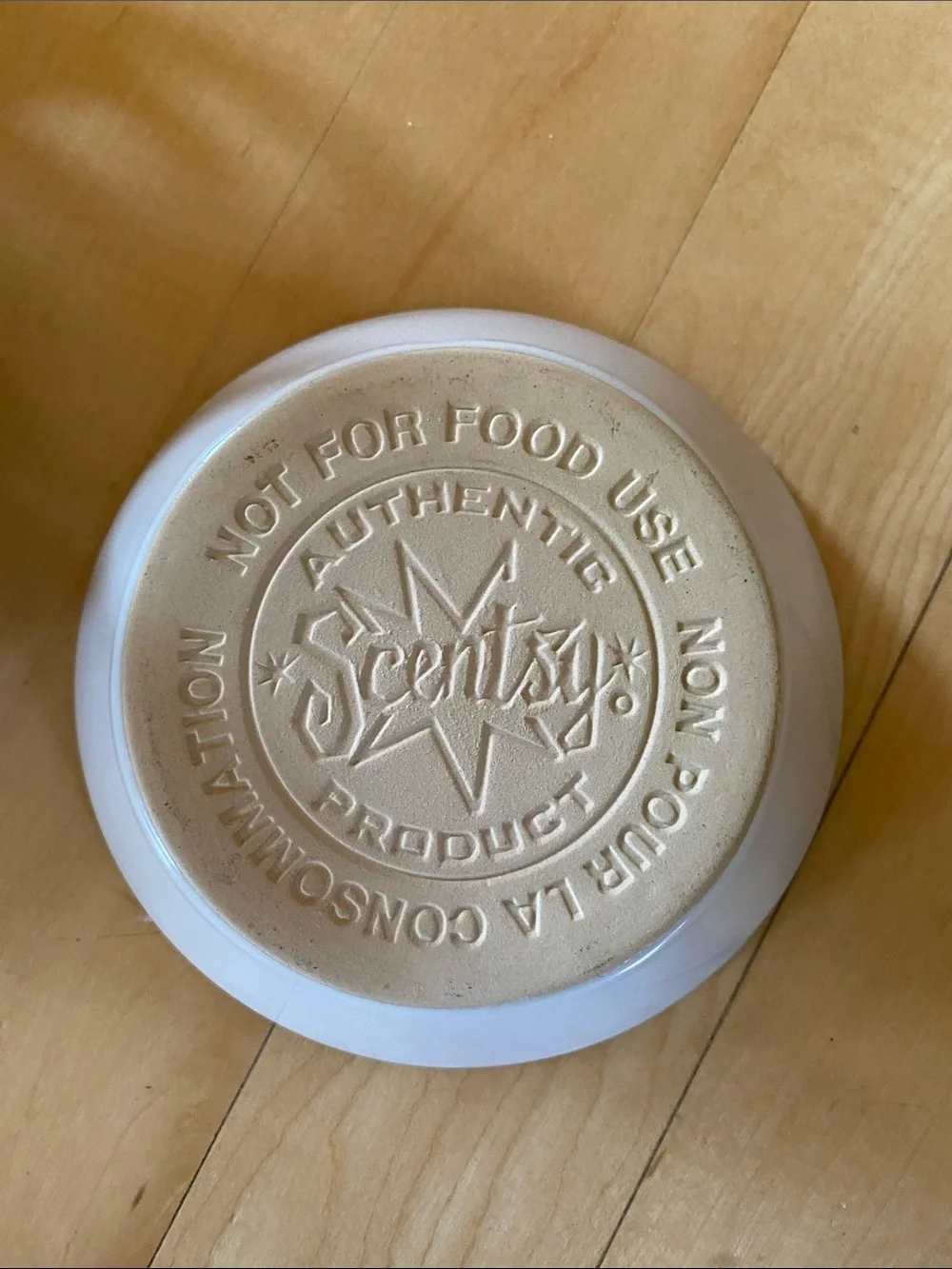 Scentsy white ceramic